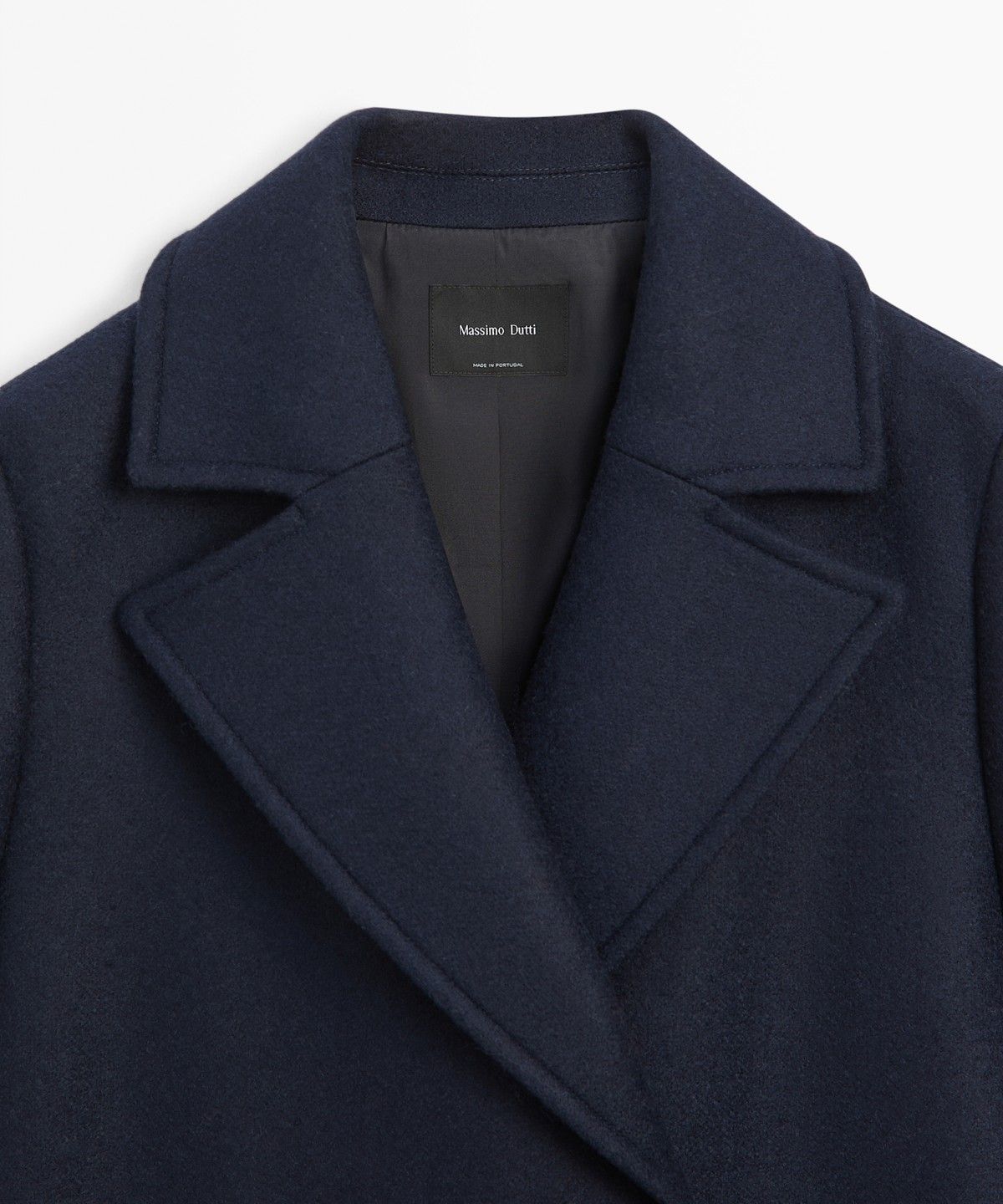 마시모두띠(MASSIMO DUTTI) 더블 브레스트 미디 코트