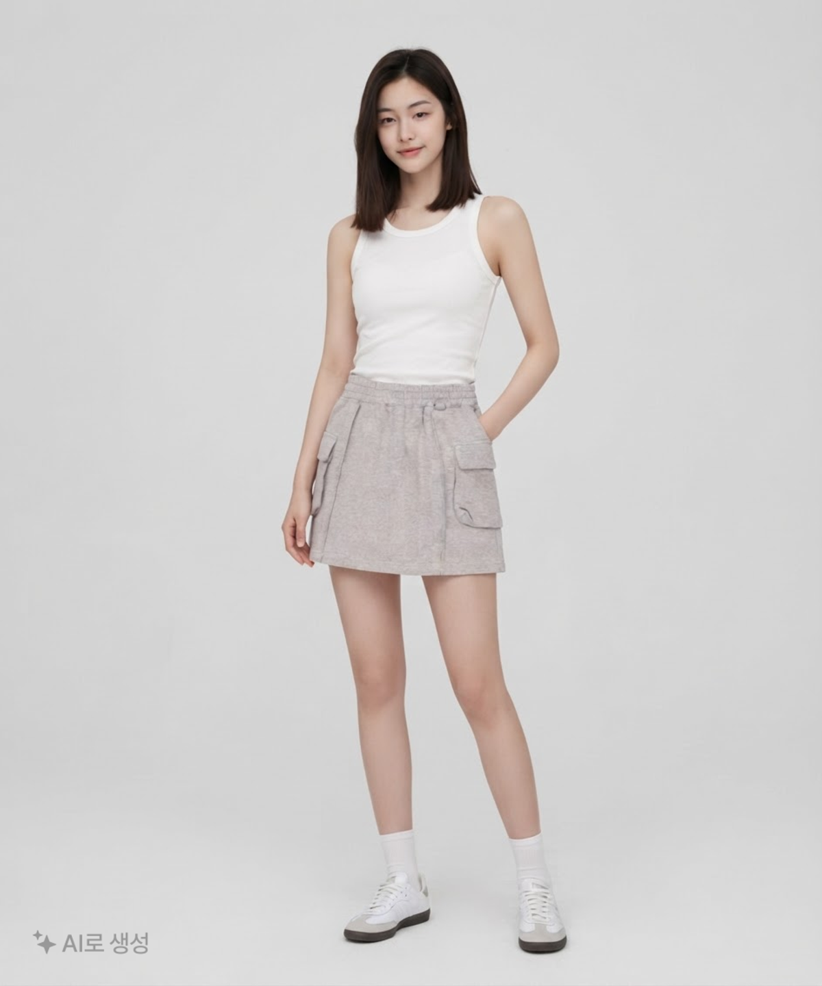 에스제이와이피(SJYP) [SPORTS] 카고 미니 스커트 S