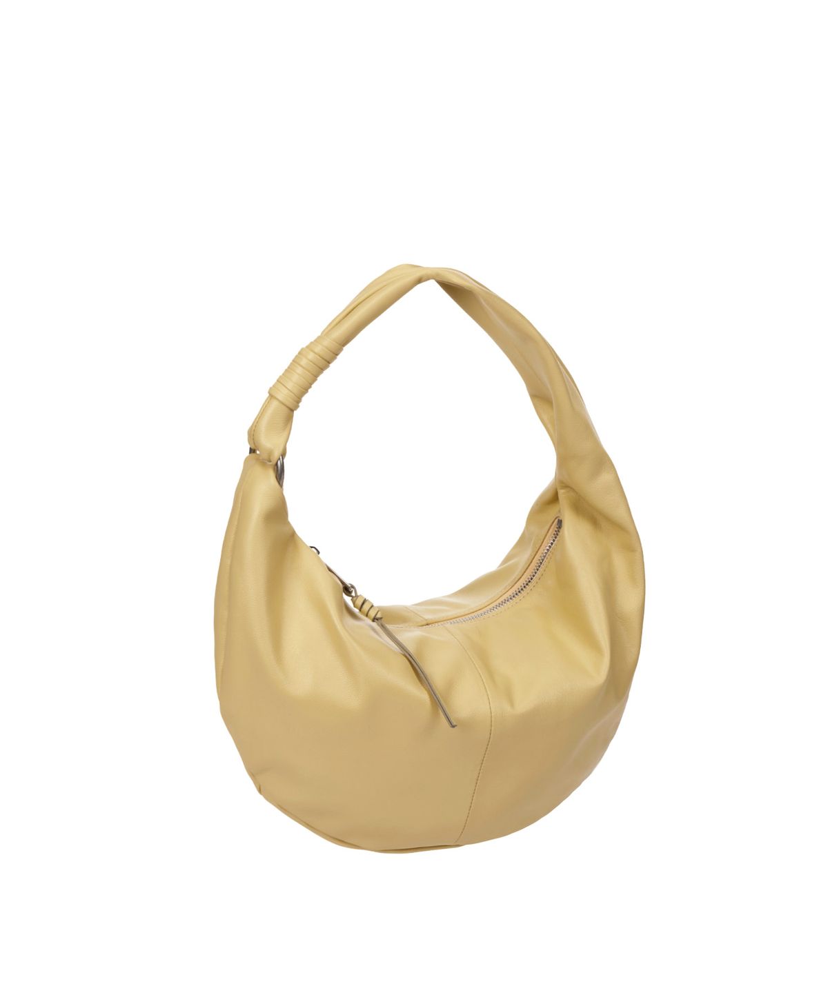 분크(VUNQUE) Halfmoon Knotted Hobo M (하프문 노티드 호보 미듐) Butter Yellow