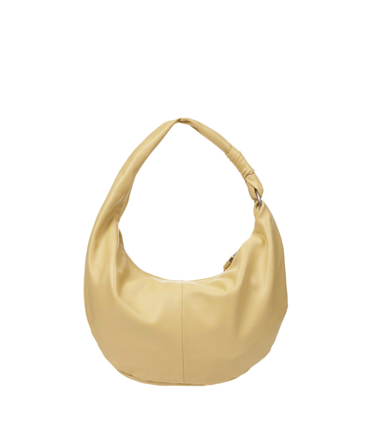 분크(VUNQUE) Halfmoon Knotted Hobo M (하프문 노티드 호보 미듐) Butter Yellow