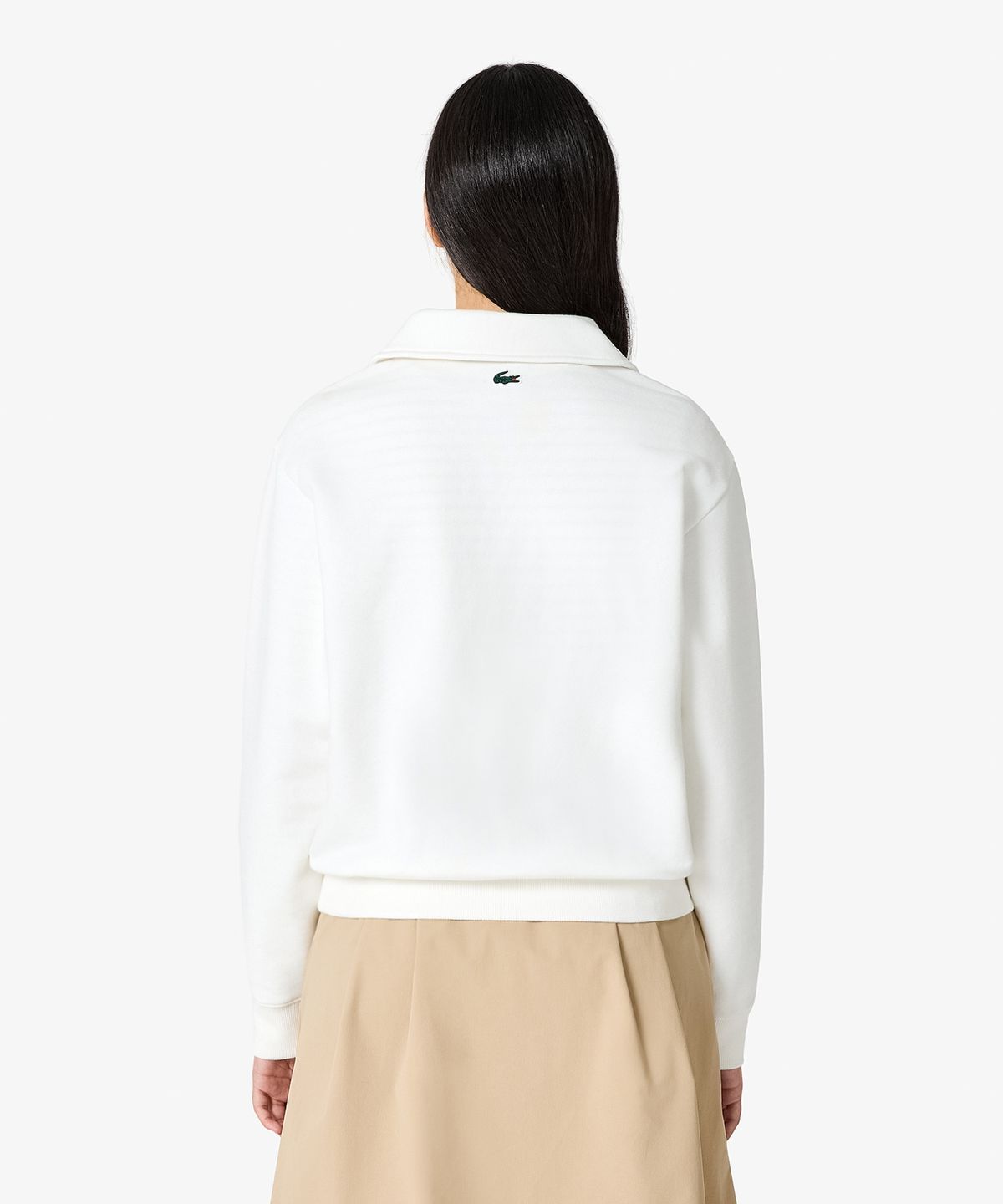 라코스테(LACOSTE) 여성 빅크록 반집업 스웻셔츠 SF174E-56N 70V
