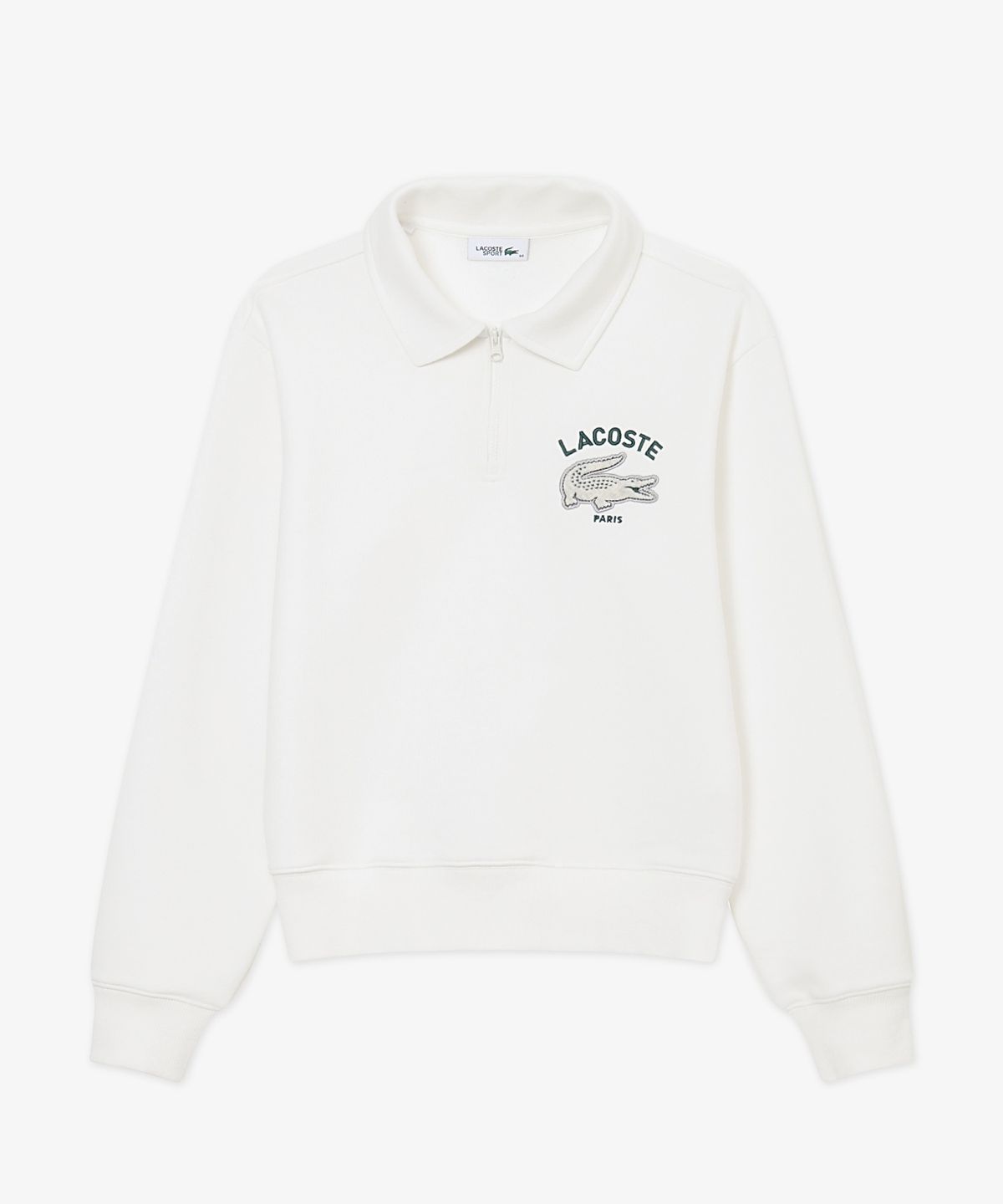 라코스테(LACOSTE) 여성 빅크록 반집업 스웻셔츠 SF174E-56N 70V
