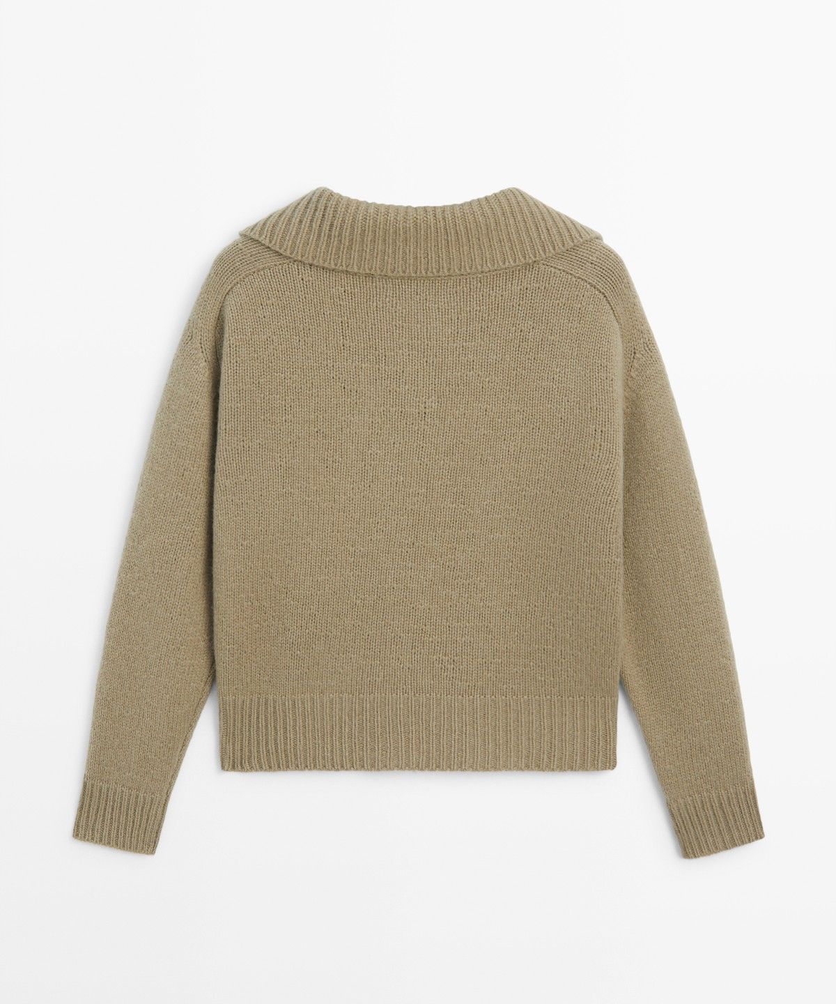 마시모두띠(MASSIMO DUTTI) 100% 울 니트 지퍼 가디건