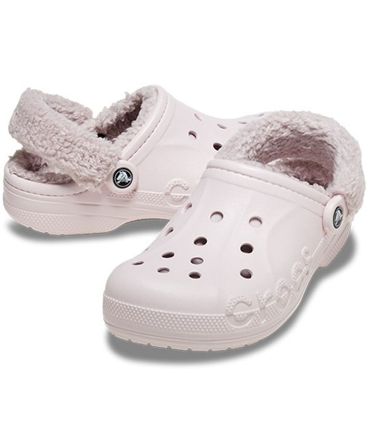 크록스(CROCS) 성인 바야 라인드 퍼즈 스트랩 클로그 BPK (26FUCL206633)