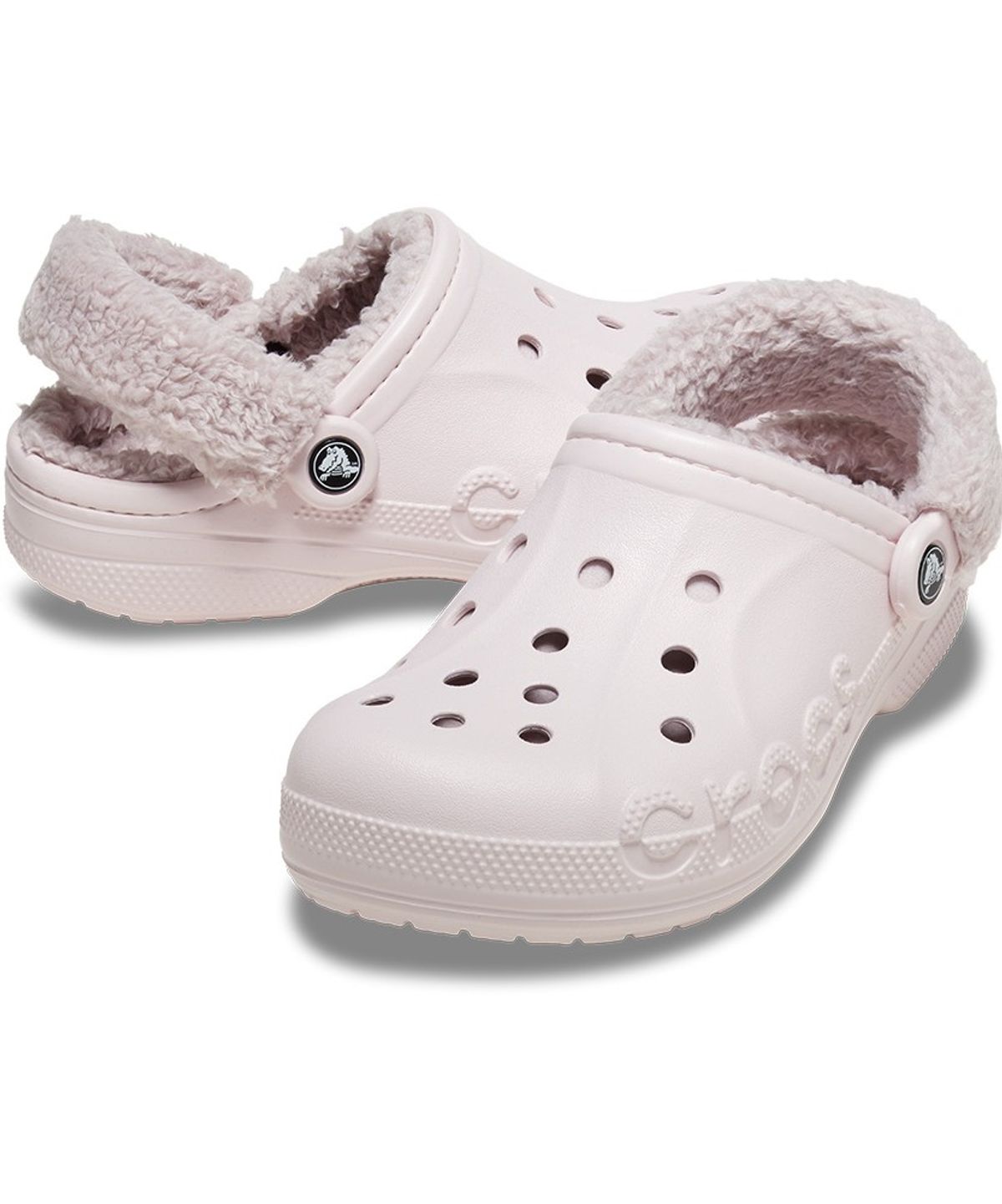 크록스(CROCS) 성인 바야 라인드 퍼즈 스트랩 클로그 BPK (26FUCL206633)