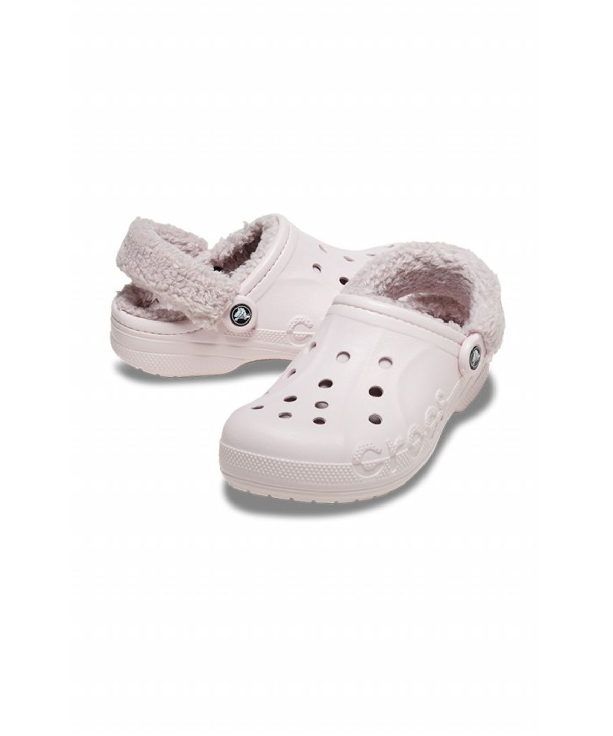 크록스(CROCS) 성인 바야 라인드 퍼즈 스트랩 클로그 BPK (26FUCL206633)