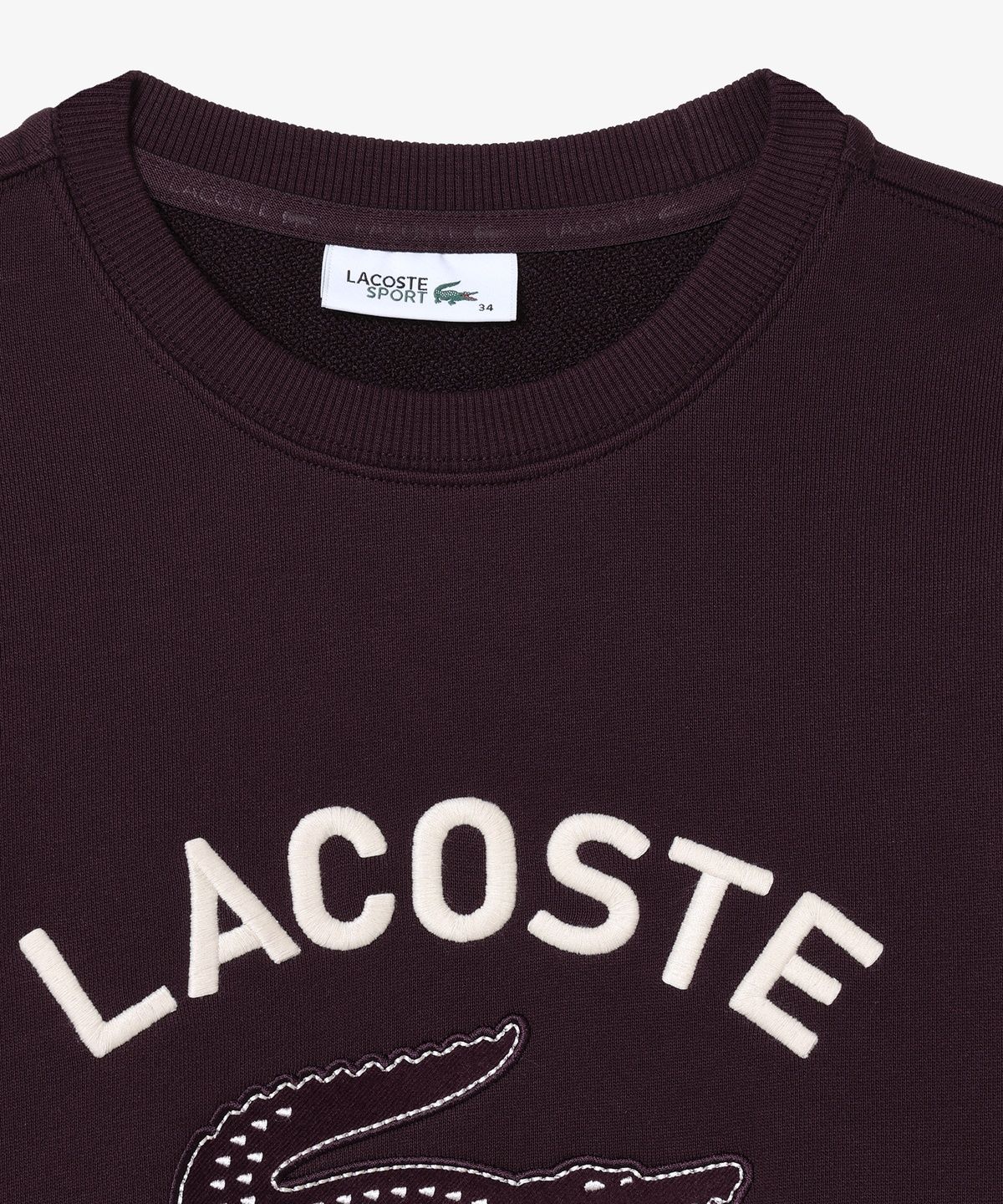 라코스테(LACOSTE) 여성 빅크록 크루넥 스웻셔츠 SF944E-56N 3KE