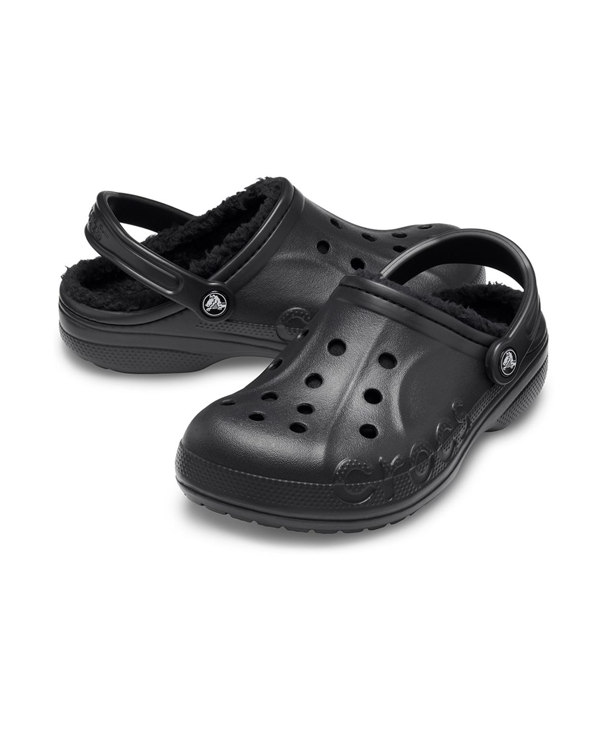 크록스(CROCS) 성인 바야 라인드 클로그 BK (26FUCL205969)