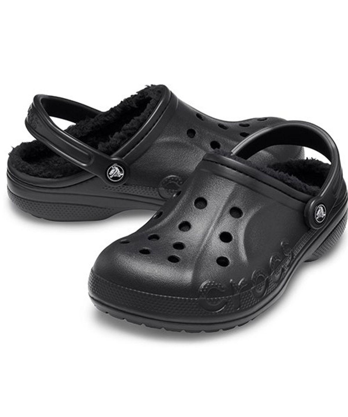크록스(CROCS) 성인 바야 라인드 클로그 BK (26FUCL205969)