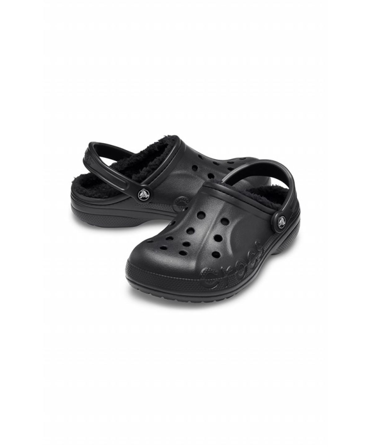 크록스(CROCS) 성인 바야 라인드 클로그 BK (26FUCL205969)