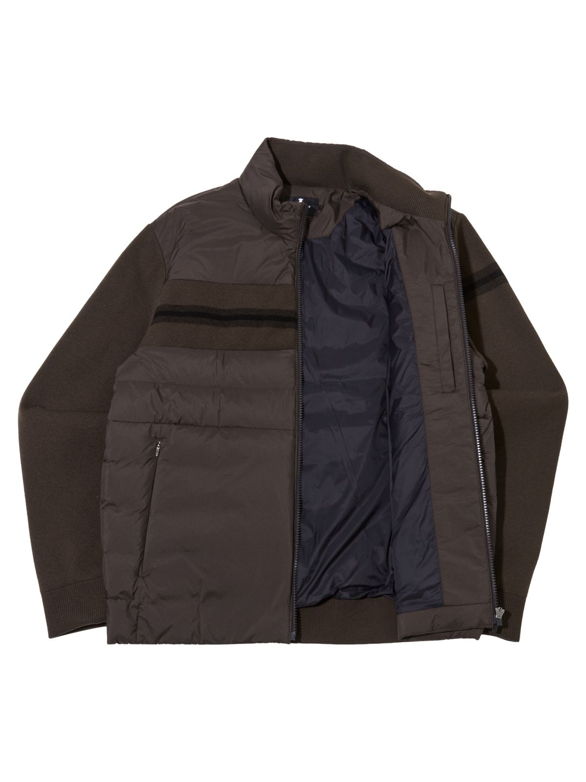 와이드앵글(WIDEANGLE) CO 보더 하이브리드 다운 M_Brown_WMW26552E7