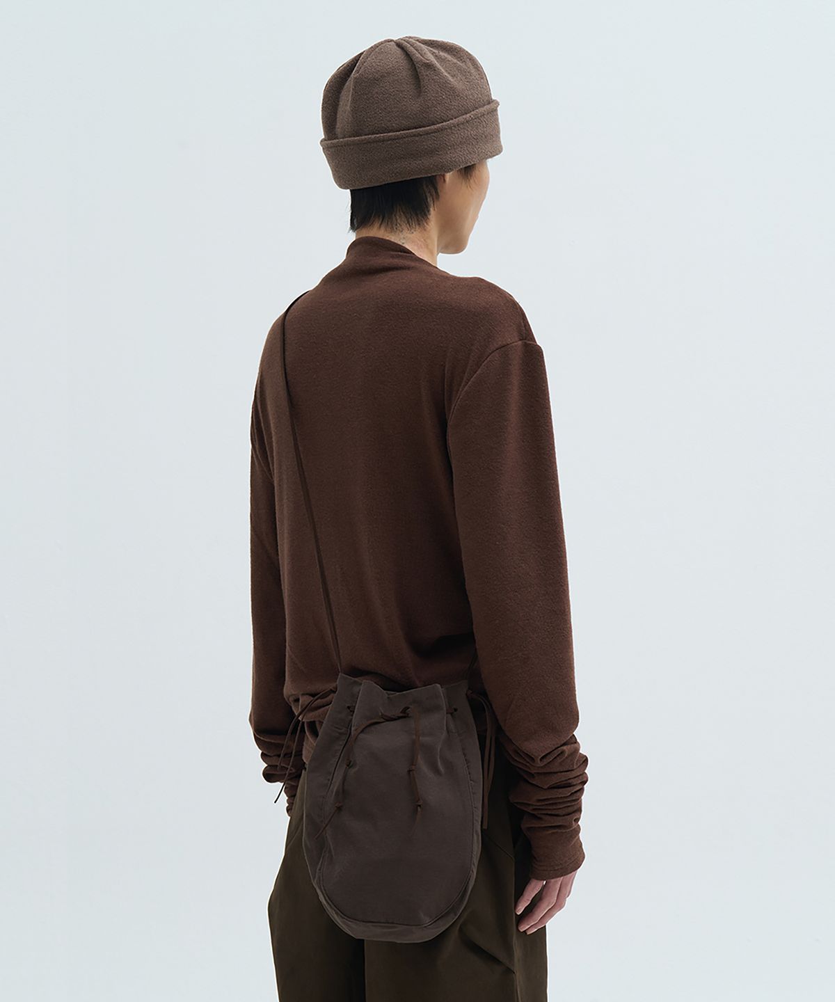 카사카사(KASAKASA) Drawstring Bag Brown