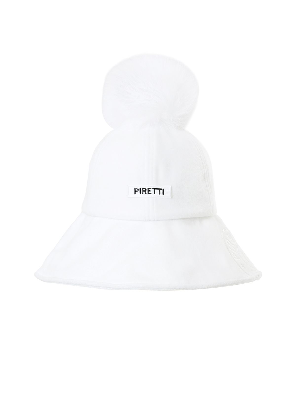 피레티(PIRETTI) PI 와이드 벨벳 투어 햇_White_TWW26C03W2