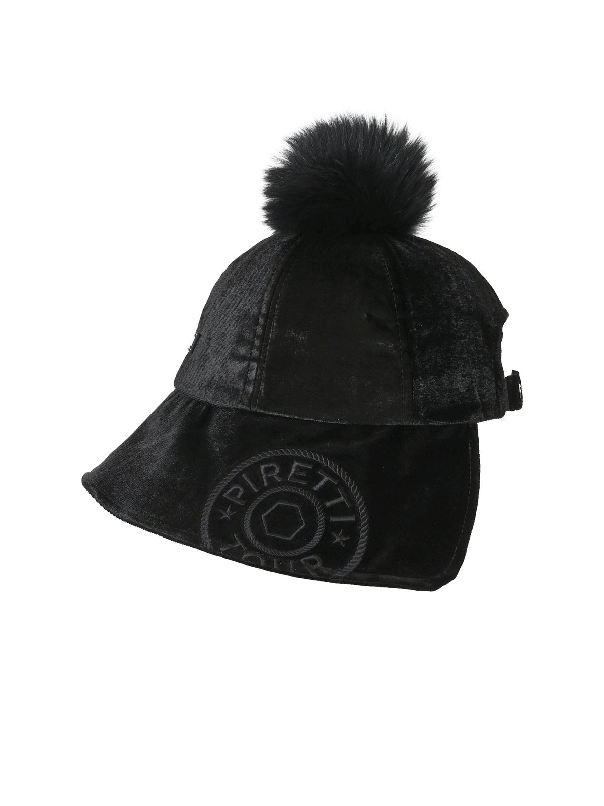 피레티(PIRETTI) PI 와이드 벨벳 투어 햇_Black_TWW26C03Z1