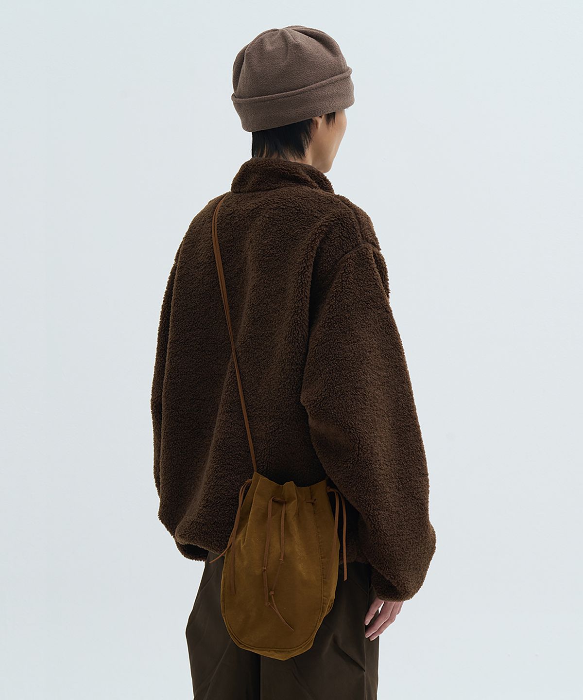 카사카사(KASAKASA) Drawstring Bag Tobacco Brown