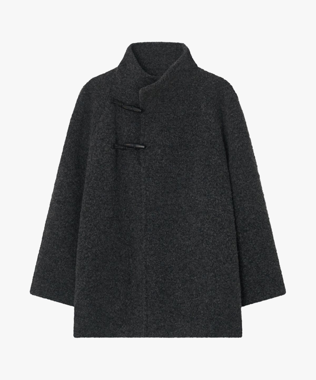 지비에이치 어패럴(GBH APPAREL) HIGH-NECK TOGGLE COAT / DARK GREY
