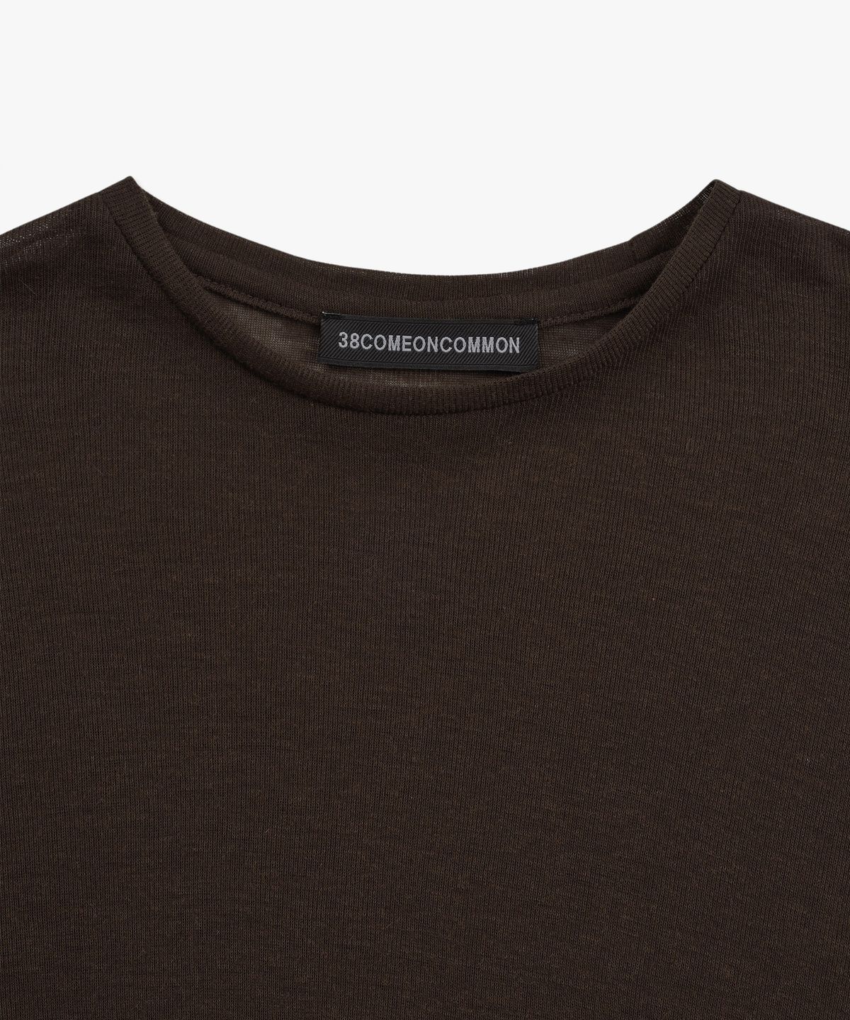 38컴온커먼(38COMEONCOMMON) Sheer Touch Long Sleeve (Brown)