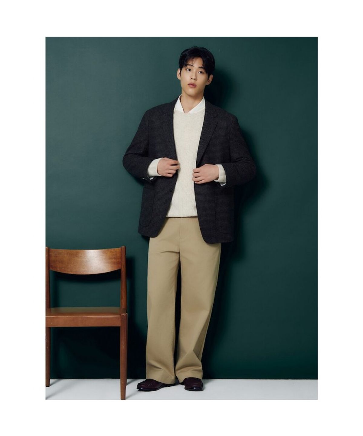 빈폴 멘(BEANPOLE MEN) 말라리우스 트위드 재킷  애쉬
