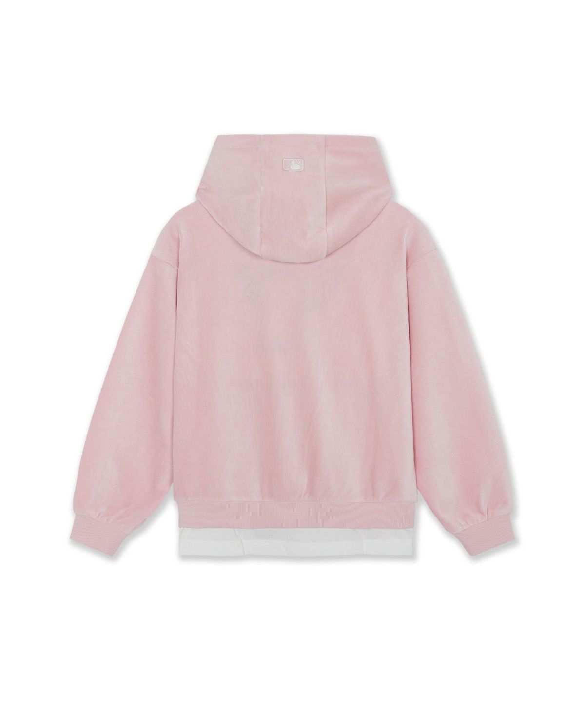 엠엘비 키즈(MLB KIDS) 스트릿 걸즈 벨로아 레이어드 후드 NY (L.Pink)