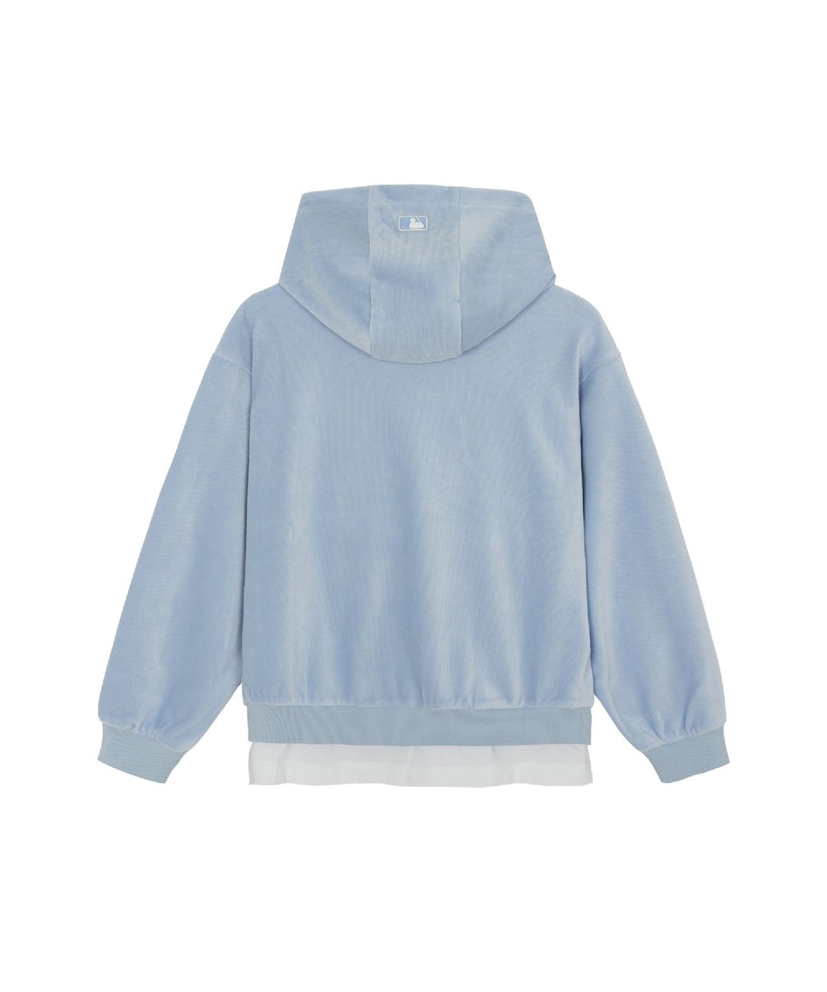 엠엘비 키즈(MLB KIDS) 스트릿 걸즈 벨로아 레이어드 후드 LA (L.Blue)