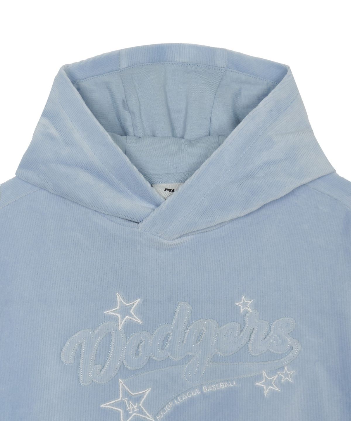 엠엘비 키즈(MLB KIDS) 스트릿 걸즈 벨로아 레이어드 후드 LA (L.Blue)