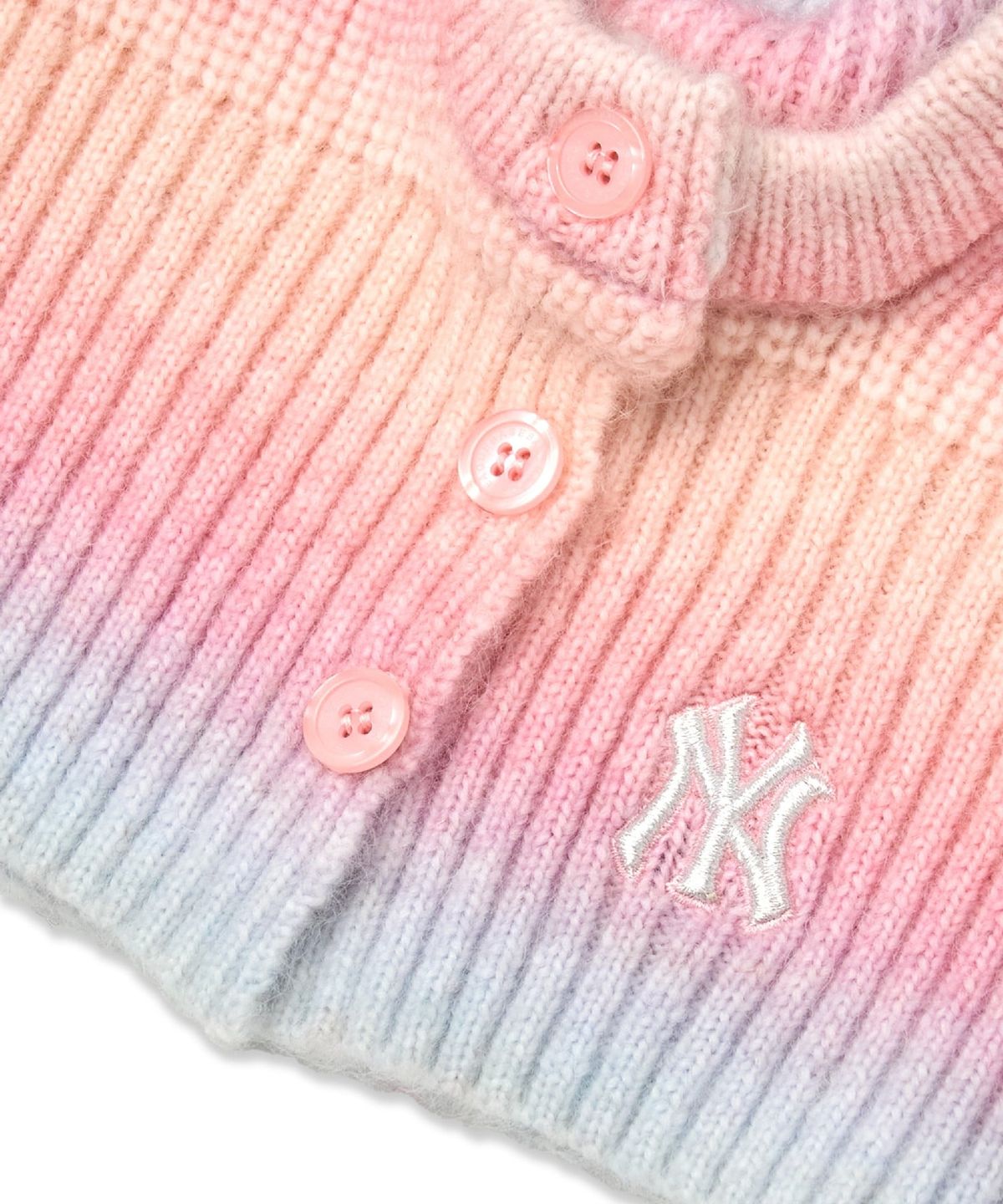 엠엘비 키즈(MLB KIDS) 여아 그라데이션 바라클라바 NY (Pink)