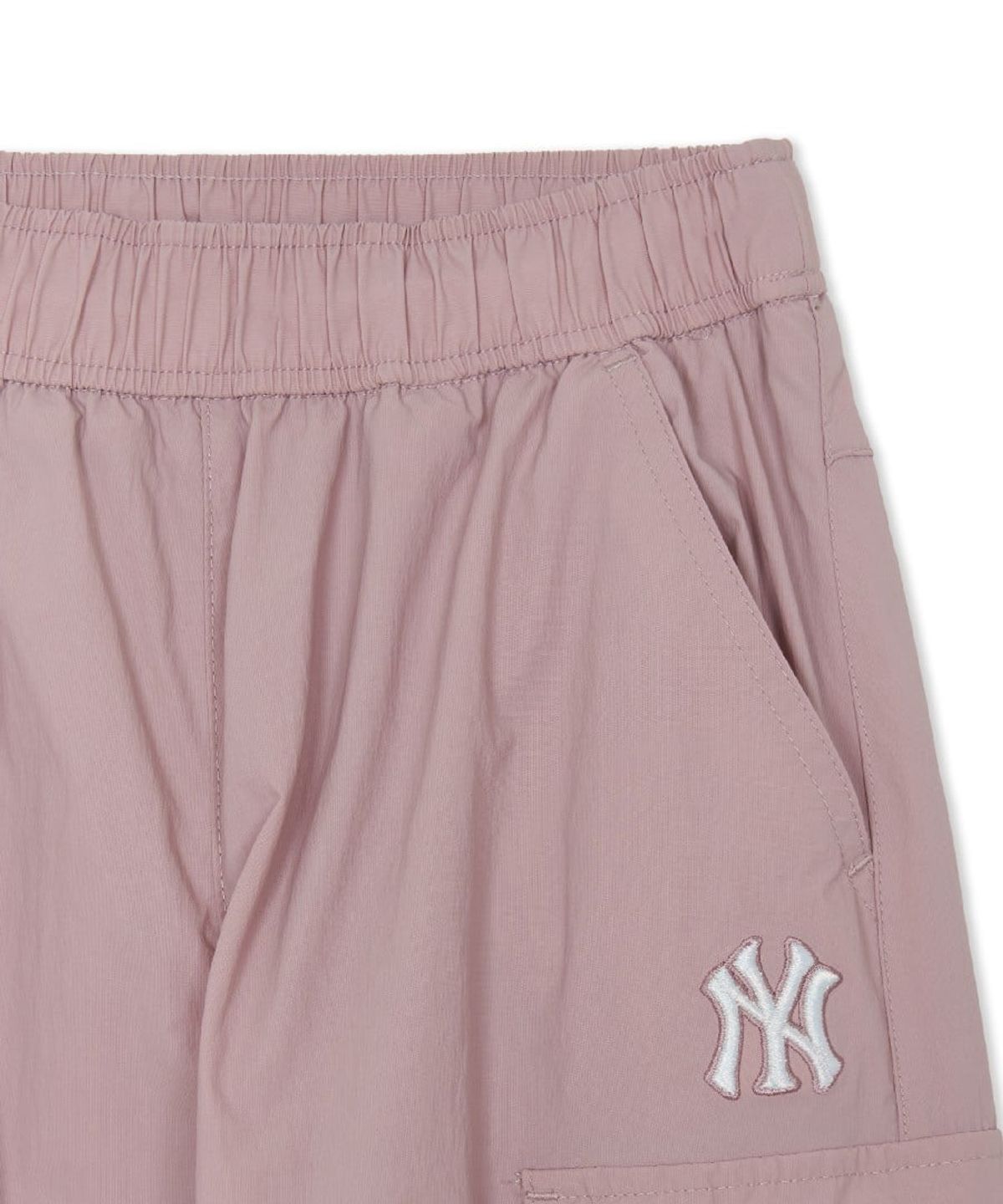 엠엘비 키즈(MLB KIDS) 스트릿 걸즈 와이드 융기모 우븐팬츠 NY (Mg.Pink)
