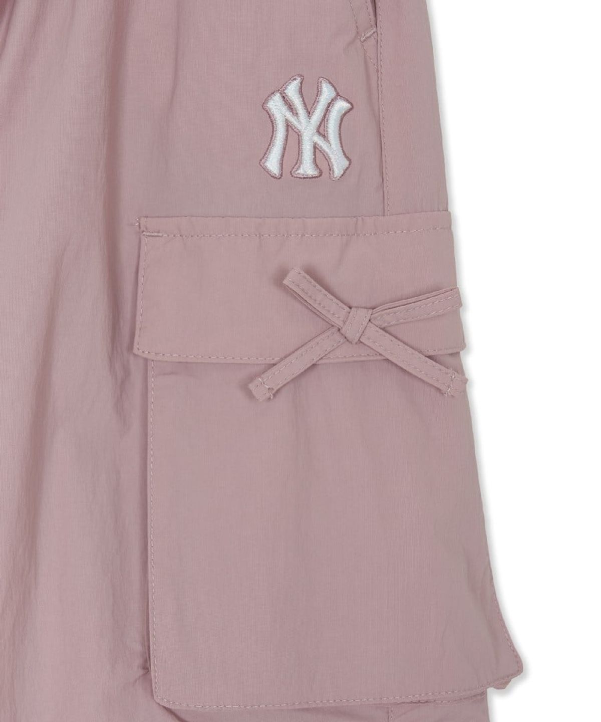 엠엘비 키즈(MLB KIDS) 스트릿 걸즈 와이드 융기모 우븐팬츠 NY (Mg.Pink)