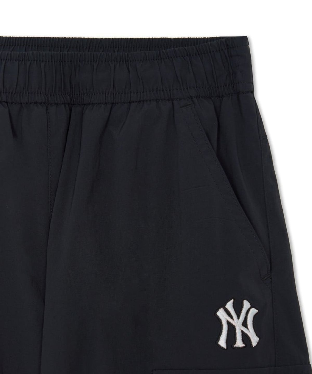 엠엘비 키즈(MLB KIDS) 스트릿 걸즈 와이드 융기모 우븐팬츠 NY (Black)