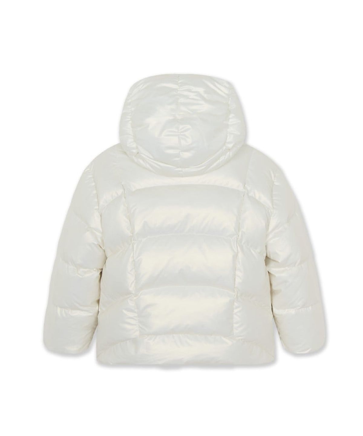 엠엘비 키즈(MLB KIDS) 스트릿 걸즈 프리즘 유로피안덕 숏다운 NY (Ivory)