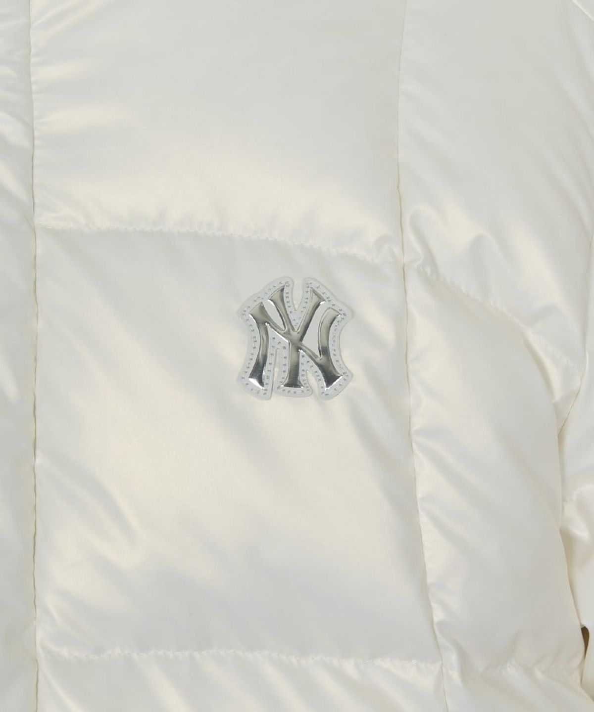 엠엘비 키즈(MLB KIDS) 스트릿 걸즈 프리즘 유로피안덕 숏다운 NY (Ivory)