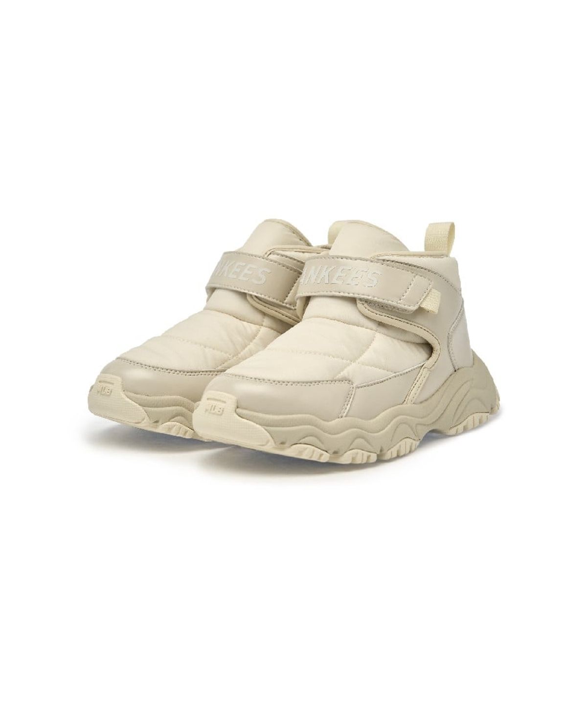 엠엘비 키즈(MLB KIDS) 카고 패딩 부츠 로우 NY (Cream)