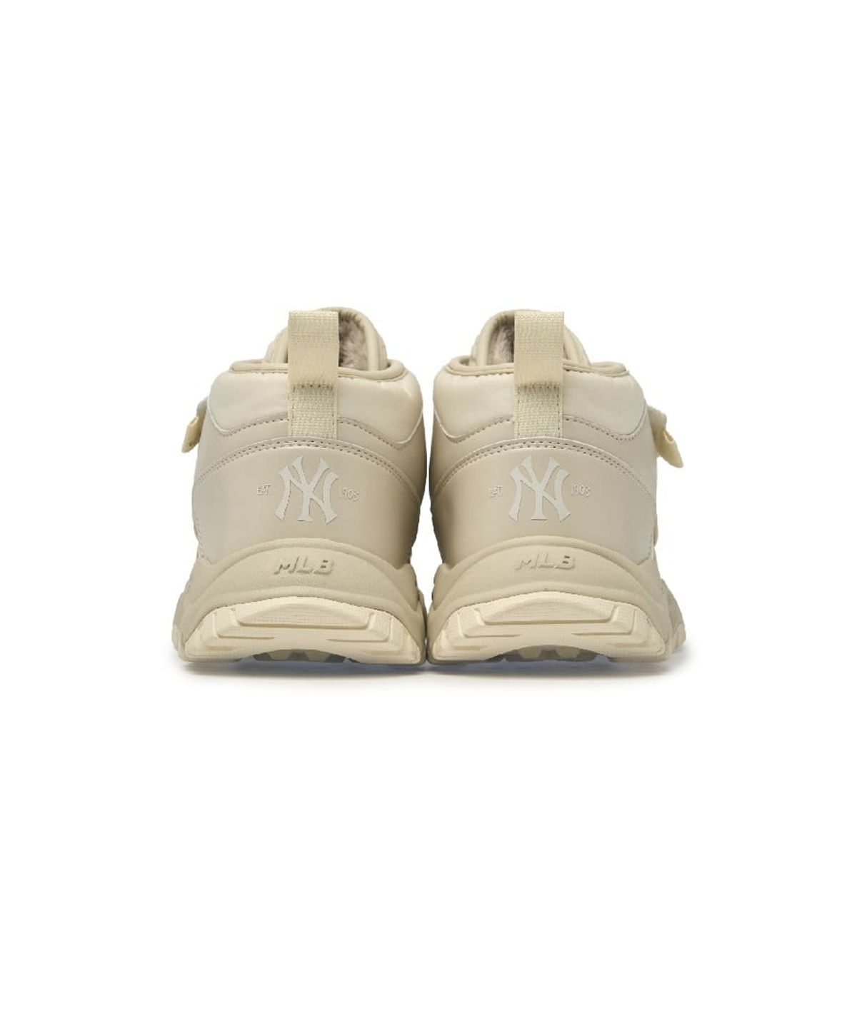 엠엘비 키즈(MLB KIDS) 카고 패딩 부츠 로우 NY (Cream)