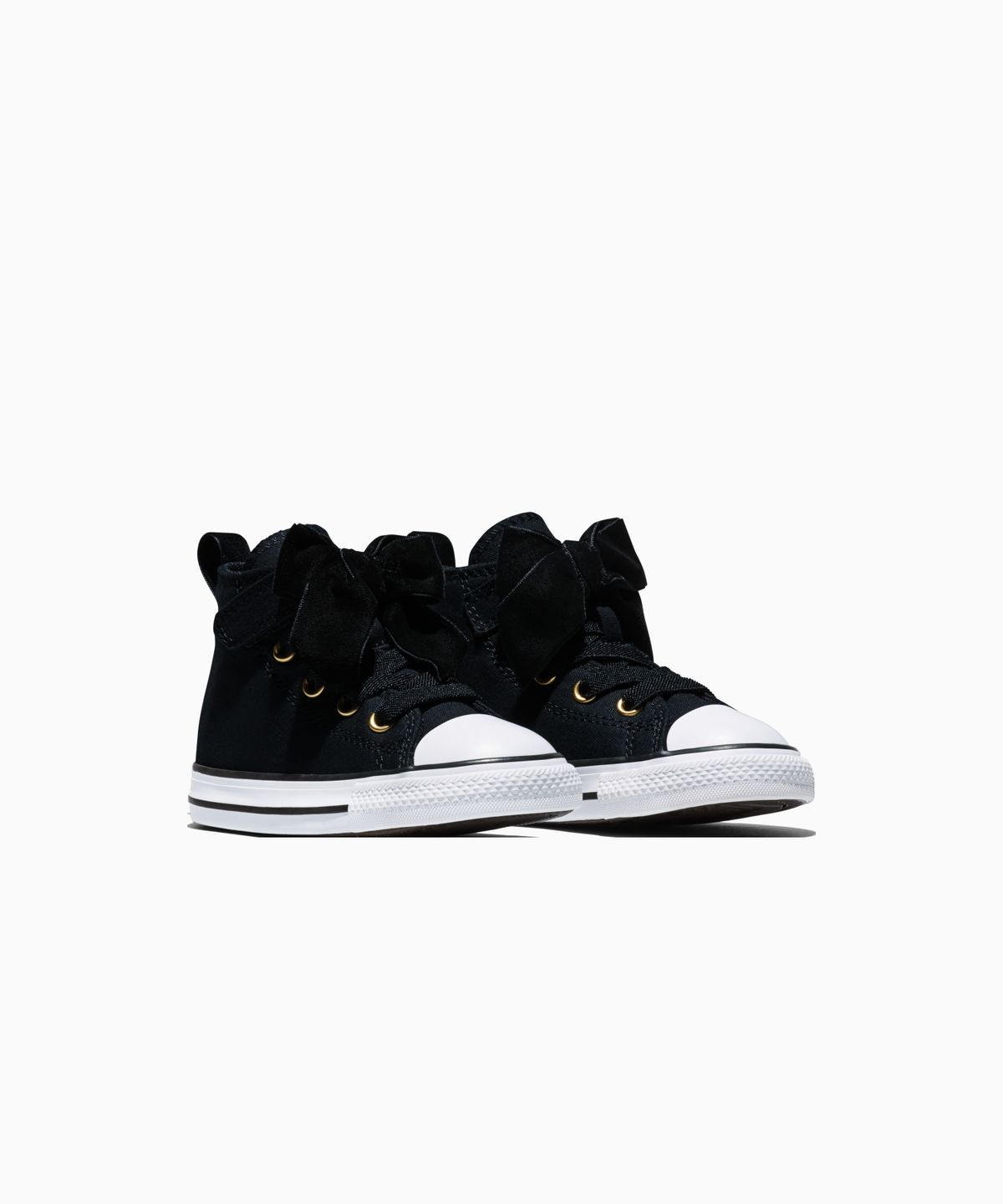컨버스(CONVERSE) 키즈 척테일러 올스타 이지온 벨벳 보우 블랙 A23875C