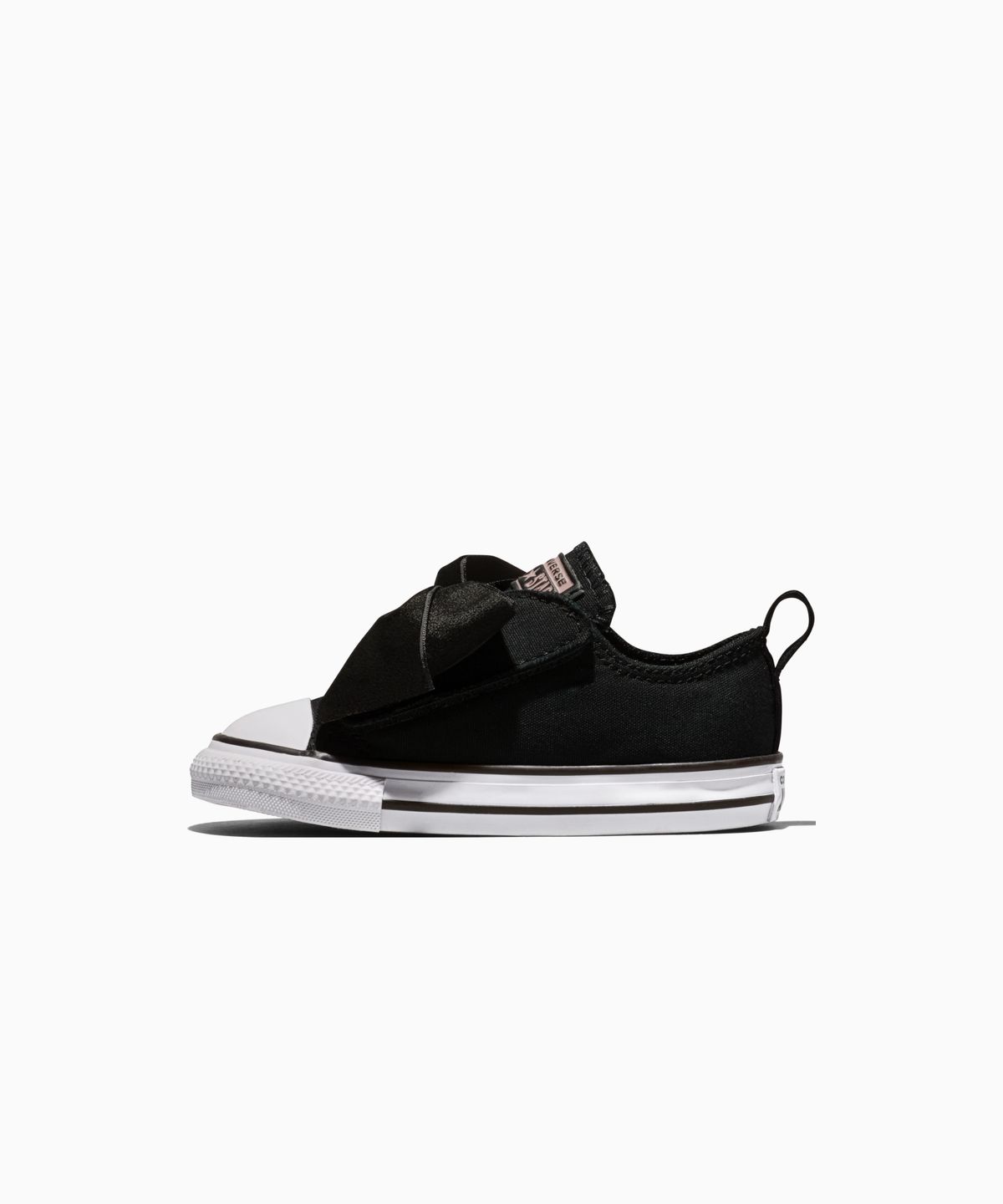 컨버스(CONVERSE) 키즈 척테일러 올스타 원 스트랩 벨벳 보우 블랙 A23877C