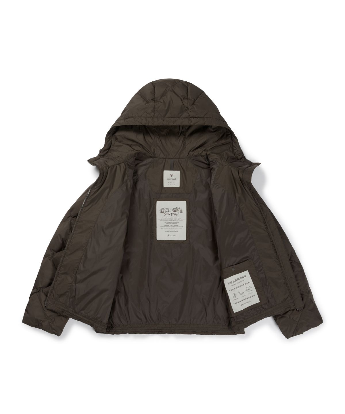 스노우피크 어패럴(SNOWPEAK APPAREL) 퍼피나 여성 다이아 퀼팅 경량 다운 자켓 (S26WWFDJ21) Choco Brown