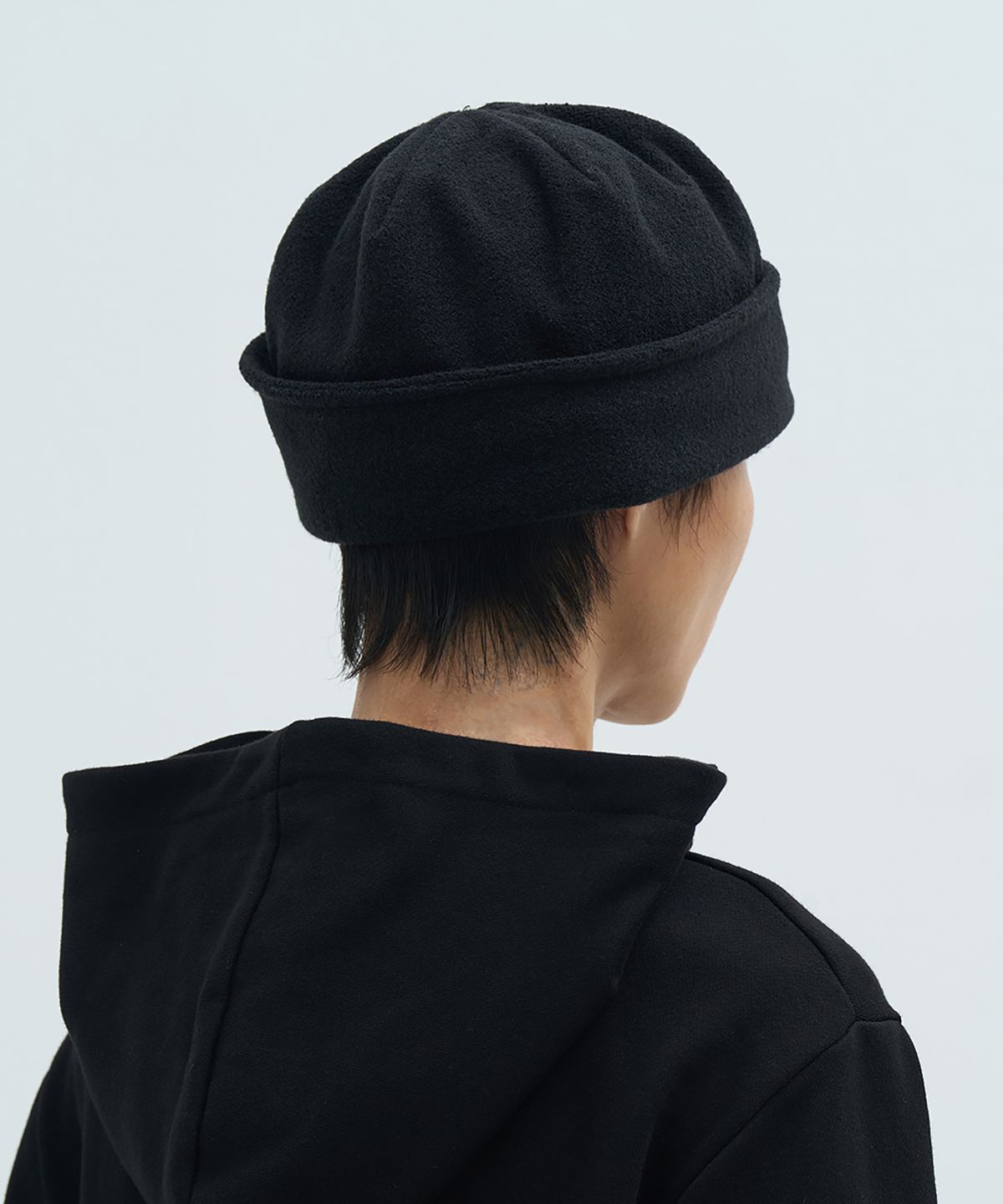 카사카사(KASAKASA) Asymmetric 2-Way Beanie Black