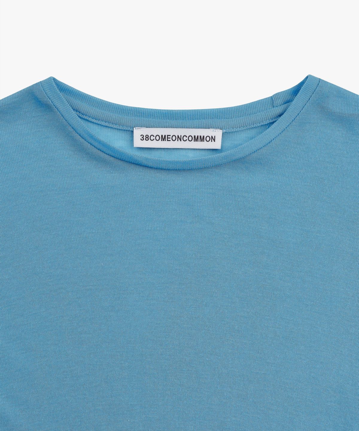 38컴온커먼(38COMEONCOMMON) Sheer Touch Long Sleeve (Aqua Blue)