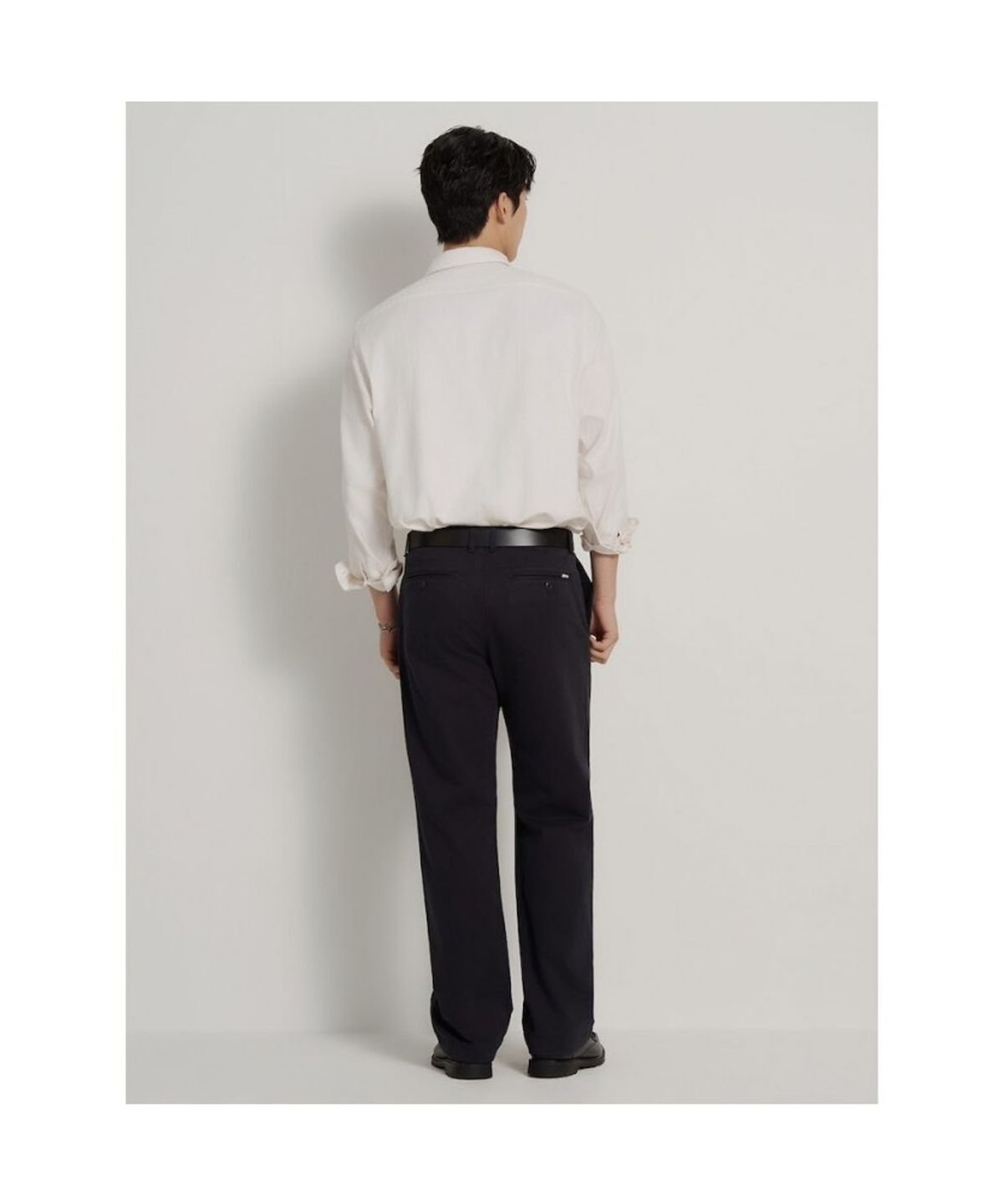 빈폴 멘(BEANPOLE MEN) 브러쉬드 헤링본 셔츠  아이보리