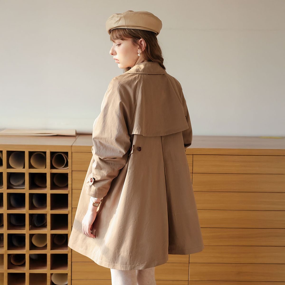 쎄무아듀(CEST MOIDEW) Cest_Double collar trench coat