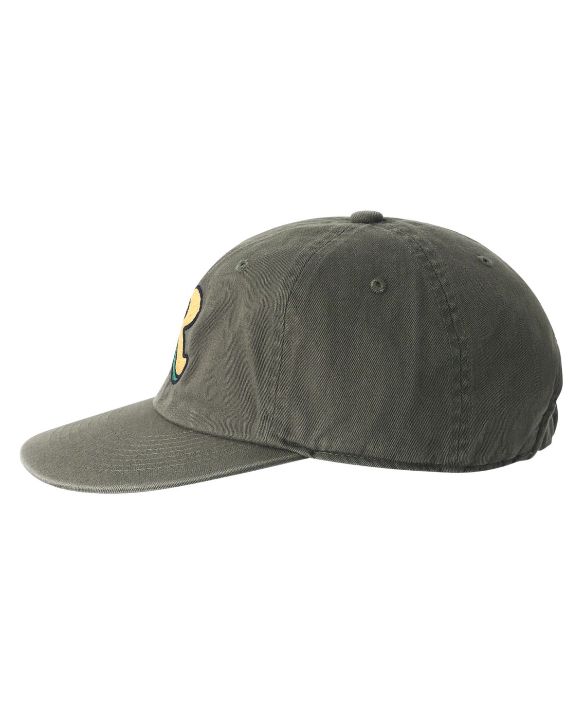 유니버스 가먼트(UNIVERSE GARMENT) 싸인 로고 워싱 캡_OLIVE