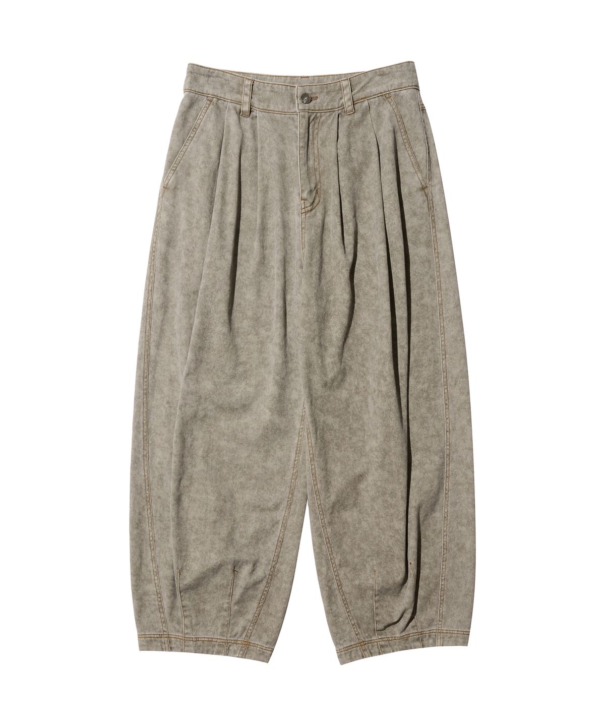 논타입(NONTYPE) PIGMENT BALLOON PANTS (KHAKI)