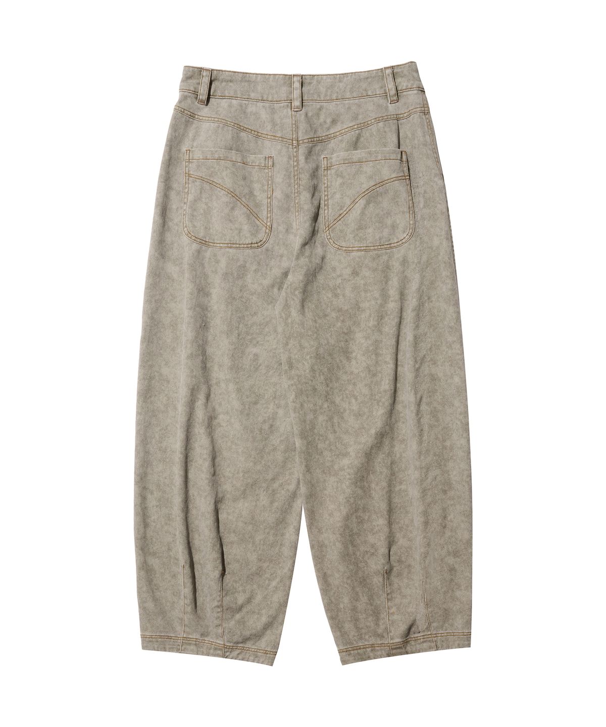 논타입(NONTYPE) PIGMENT BALLOON PANTS (KHAKI)