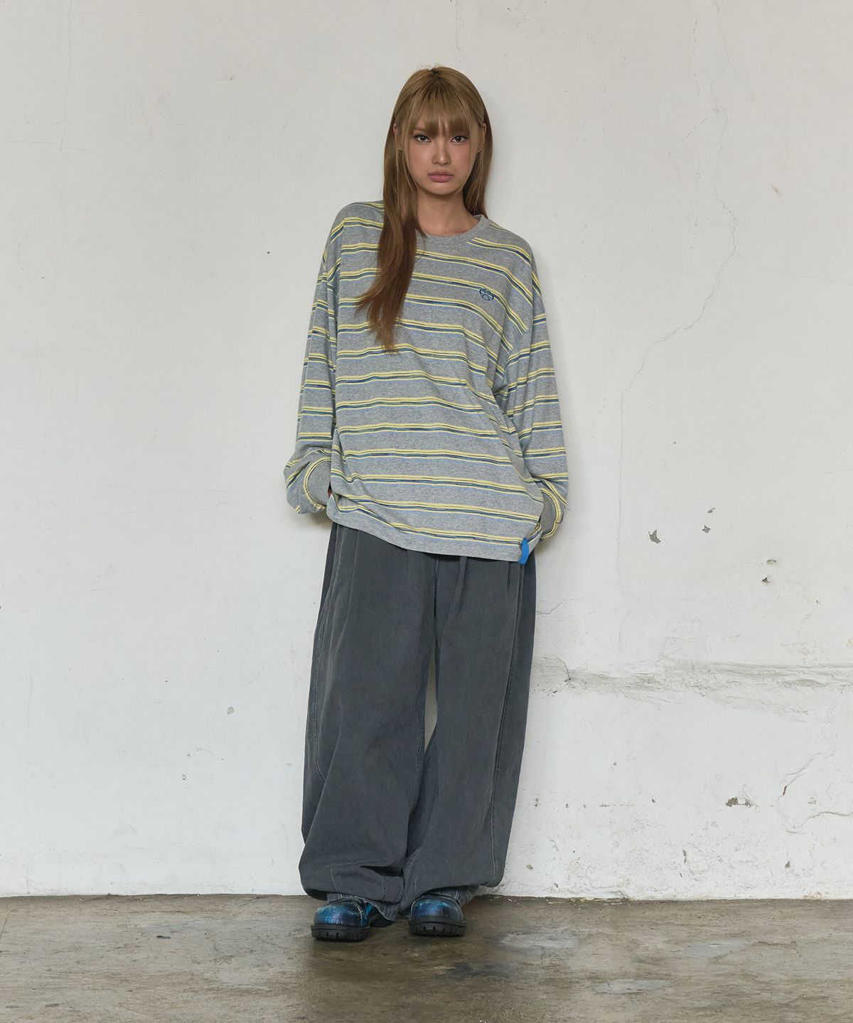 논타입(NONTYPE) PIGMENT BALLOON PANTS (BLACK)
