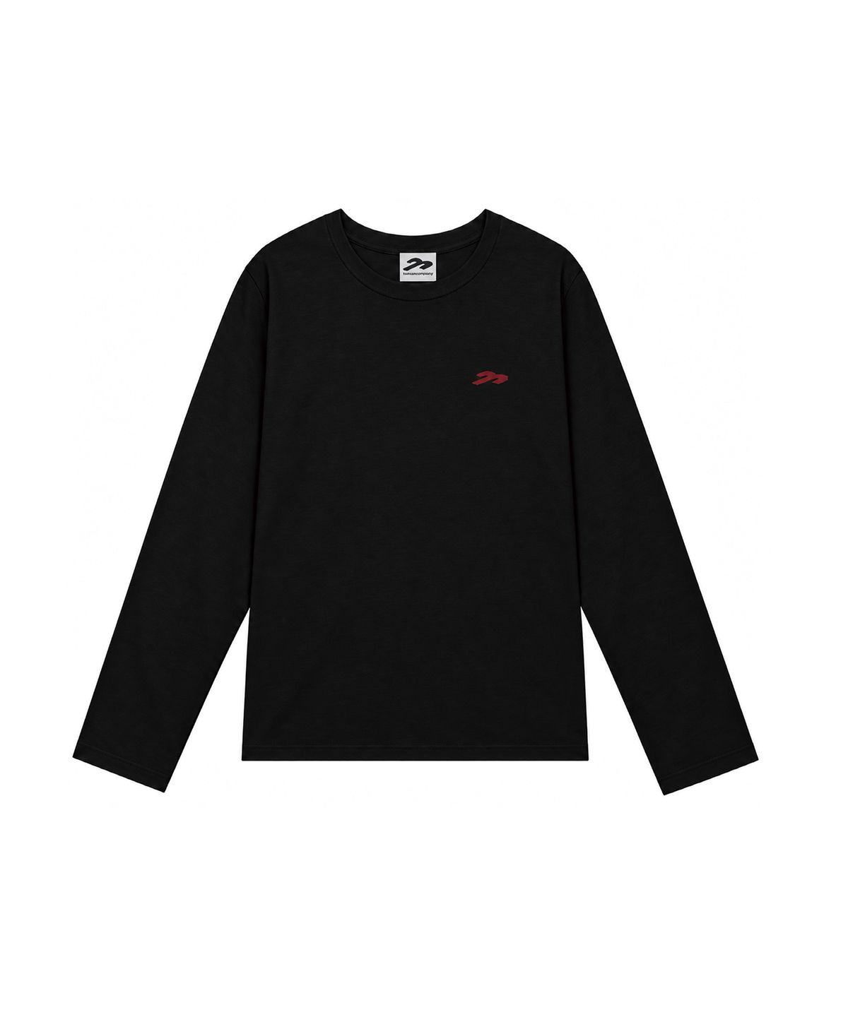 탄산마그네슘(TANSANMAGNESIUM) 부캉이 X 탄산 부산 북항 상어 롱슬리브 (블랙/레드)