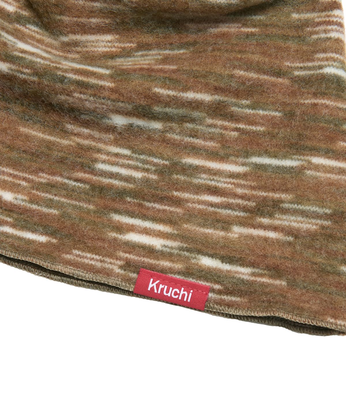 크루치(KRUCHI) MELANGE STRIPE BEANIE (CAMEL)