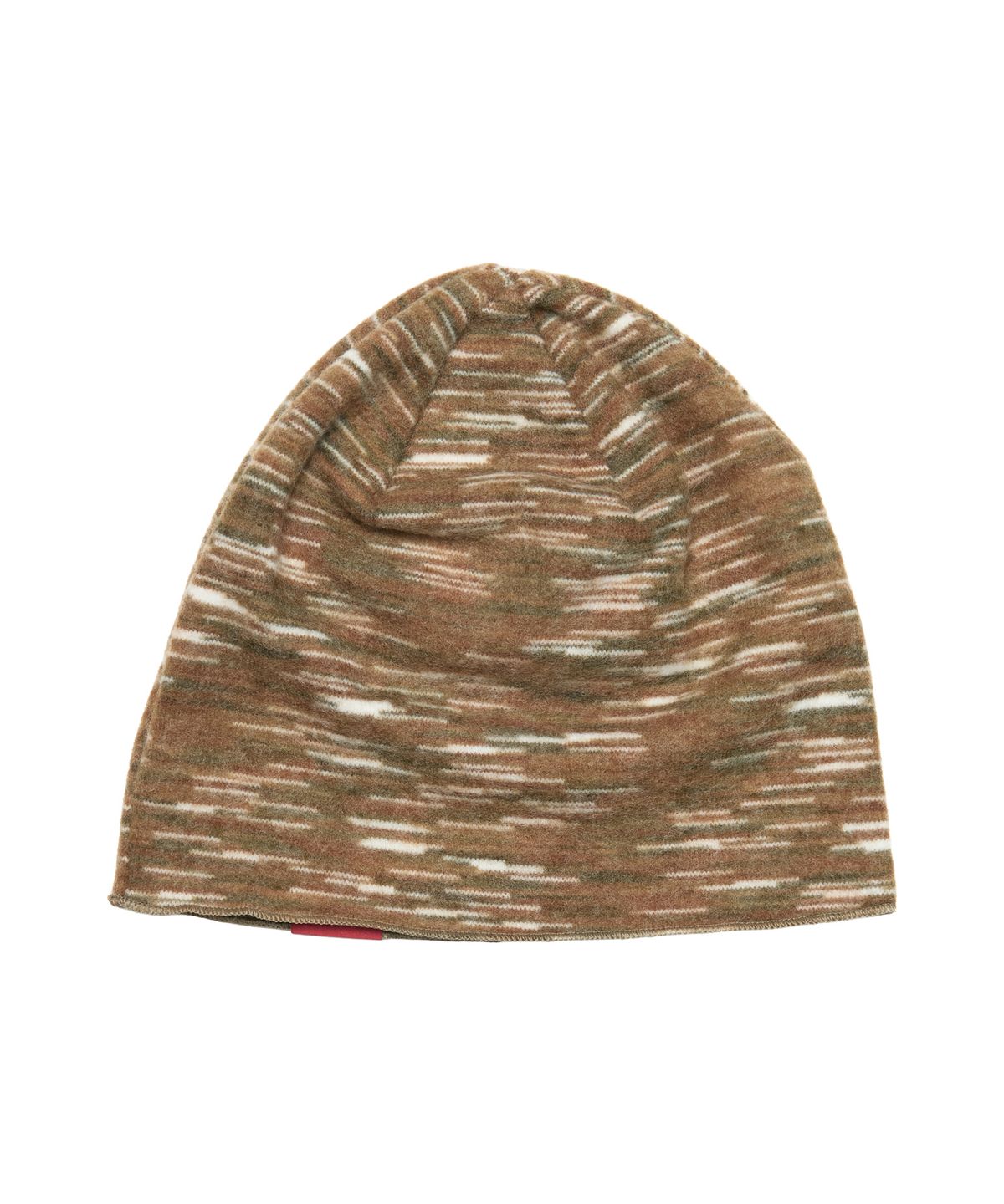 크루치(KRUCHI) MELANGE STRIPE BEANIE (CAMEL)