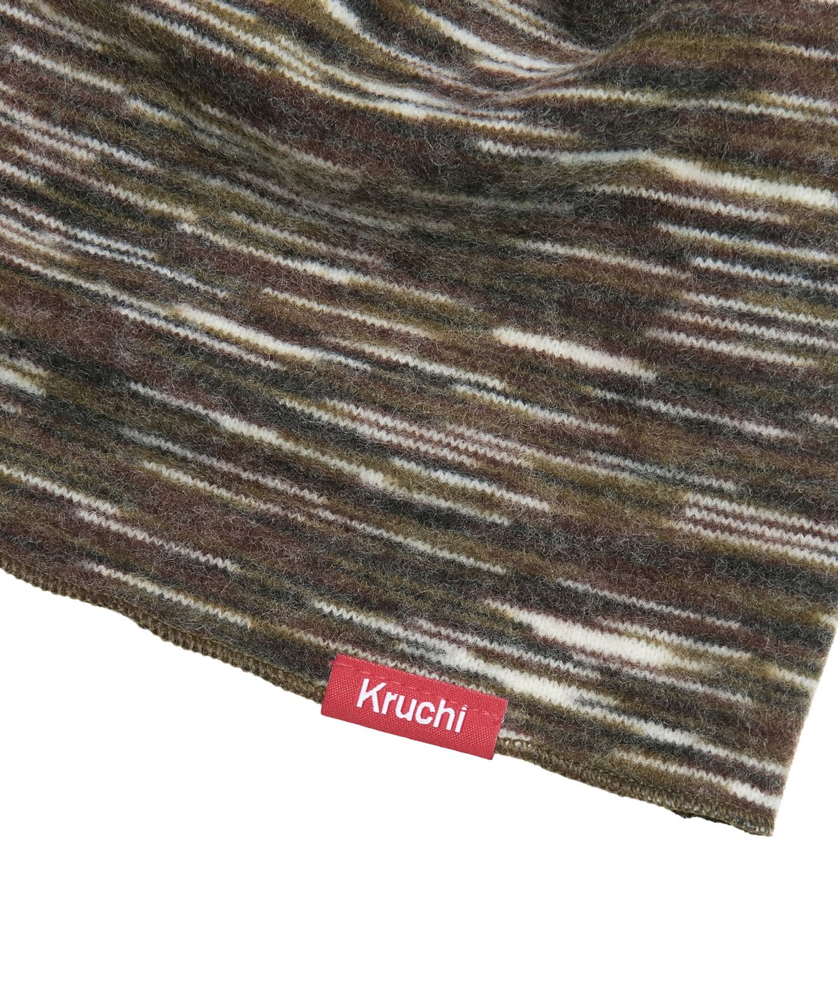 크루치(KRUCHI) MELANGE STRIPE BEANIE (BROWN)
