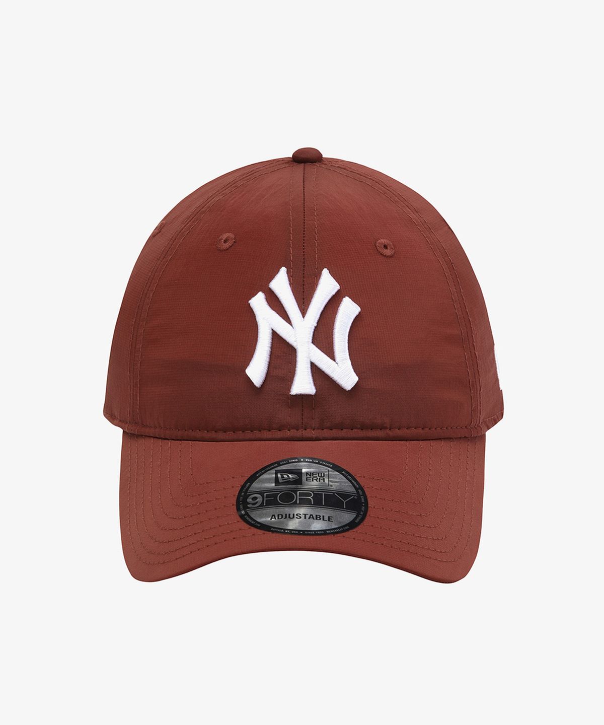 뉴에라(NEW ERA) MLB 뉴욕 양키스 메탈 나일론 시리즈 언스트럭쳐 볼캡 스칼렛 15411764