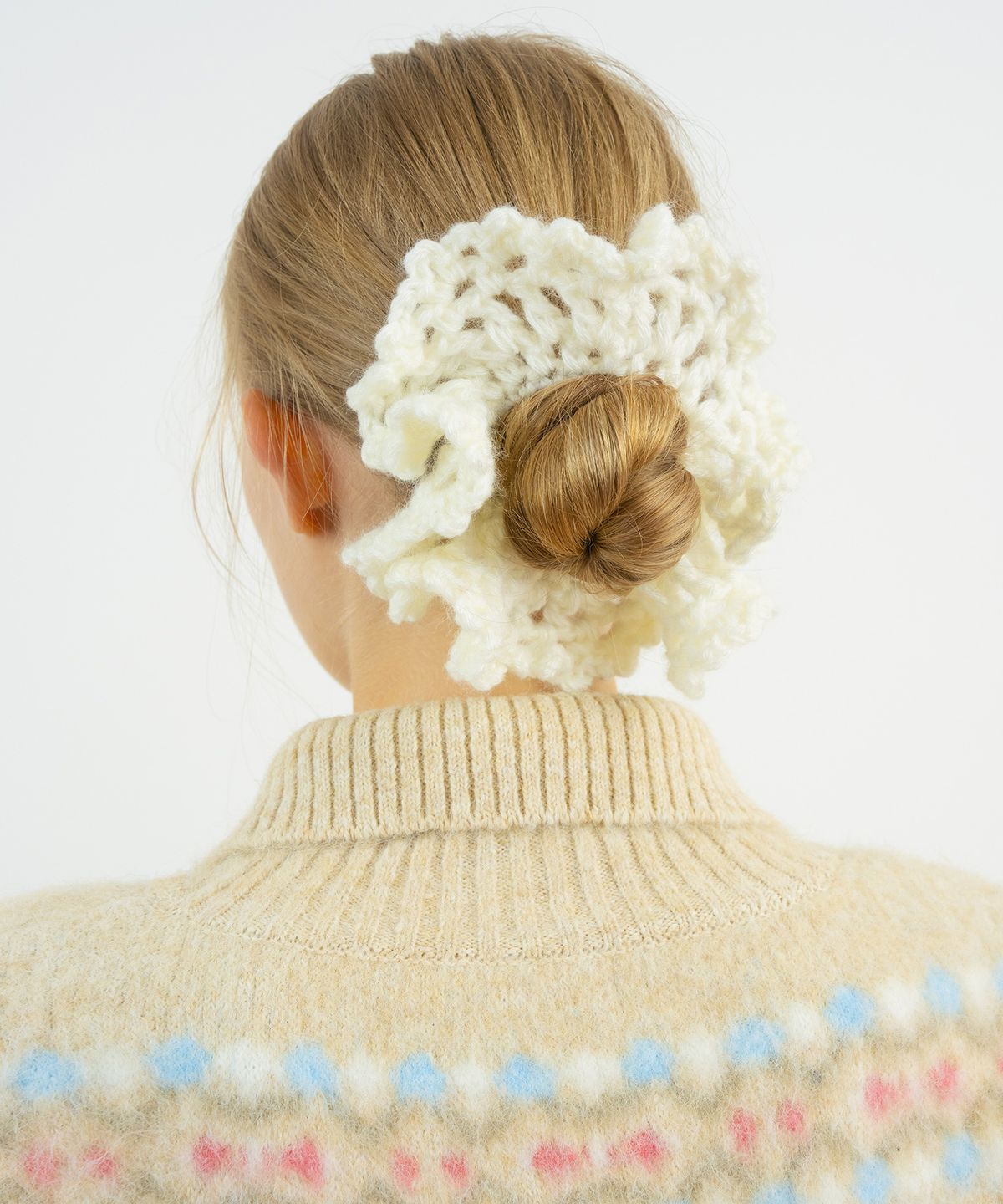 시눈(SINOON) Handmade Scrunch (Ivory)